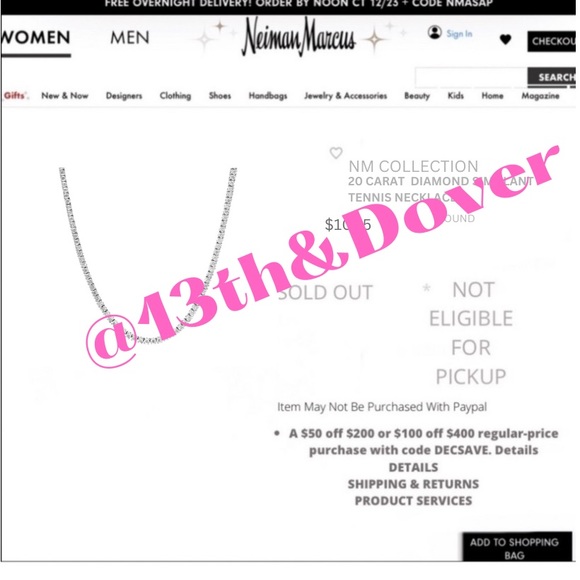 23ct Tennis Necklace - Picture 13 of 13